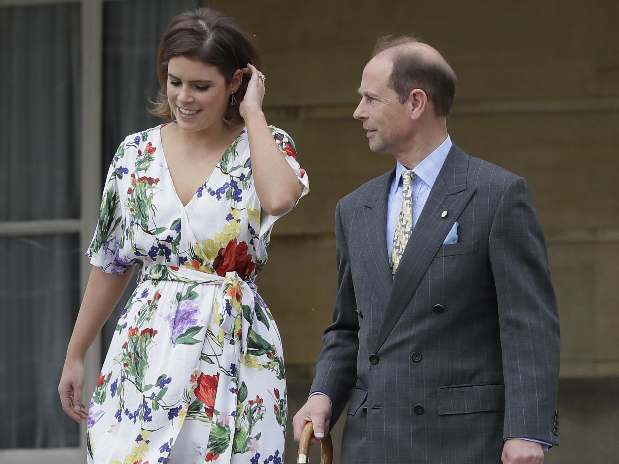 Princess Eugenie and Prince Edward