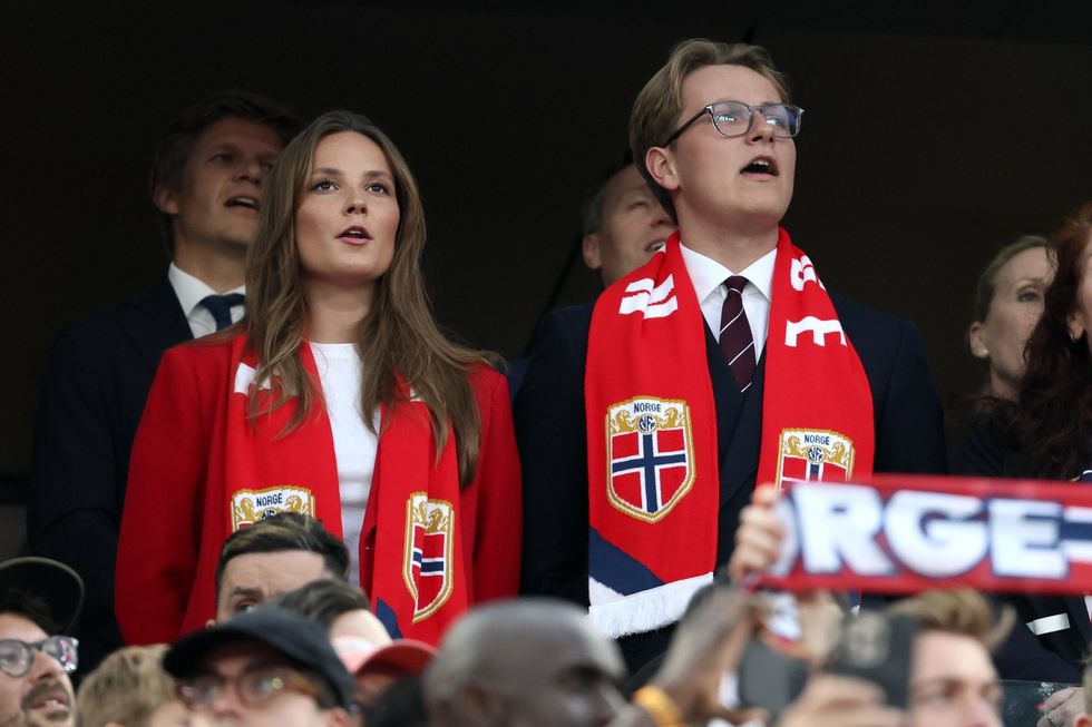 Princess Ingrid Alexandra, 22, and her brother Prince Sverre Magnus, 20