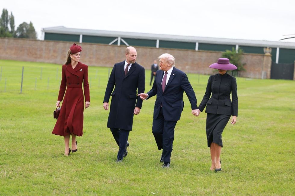 Princess Kate, Donald Trump, Prince William and Melania Trump