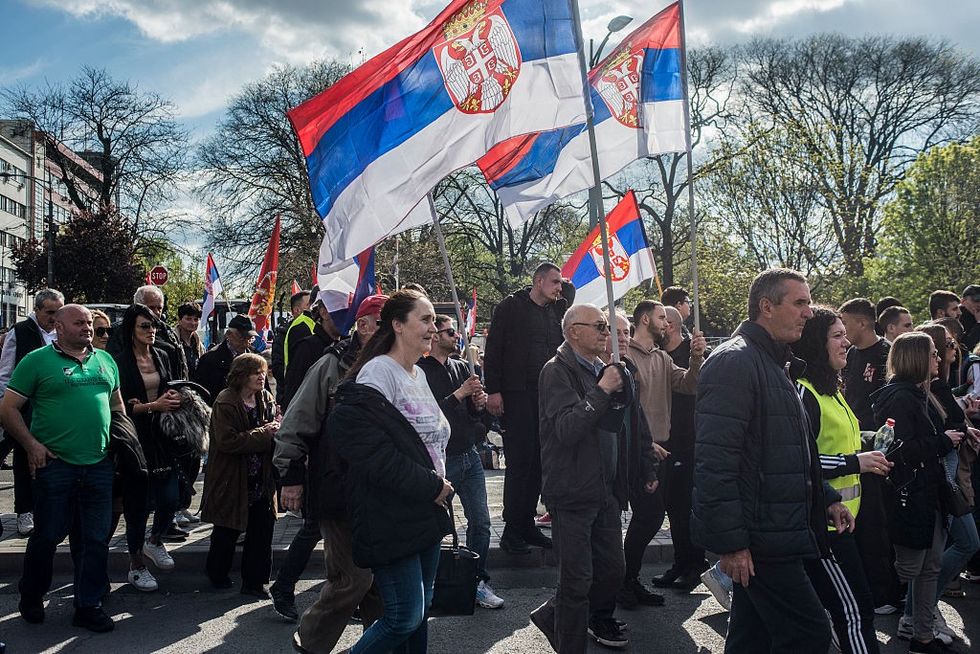 Pro-Vucic rally