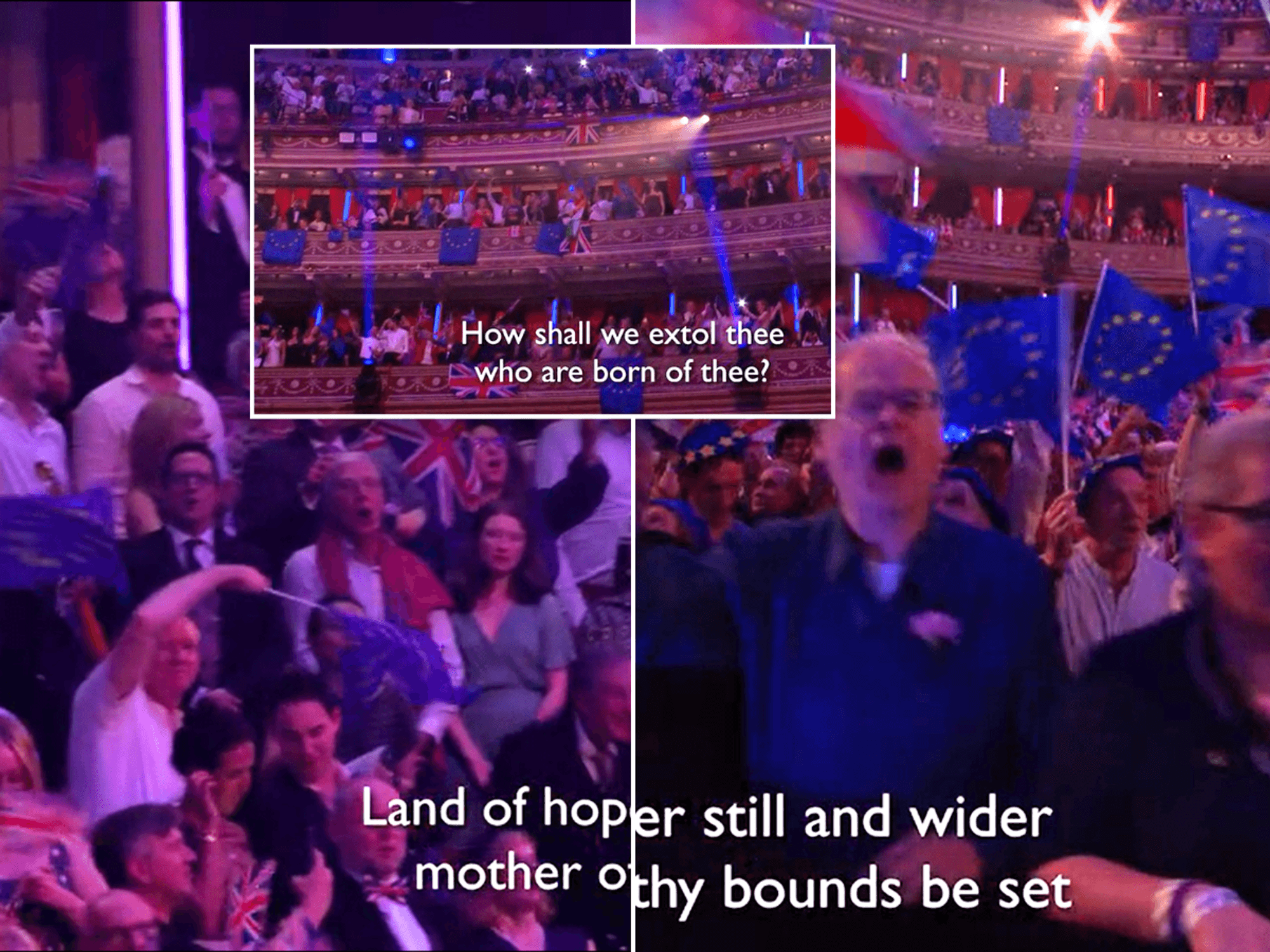 Proms EU flags
