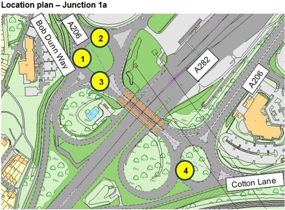 Proposed ANPR camera location