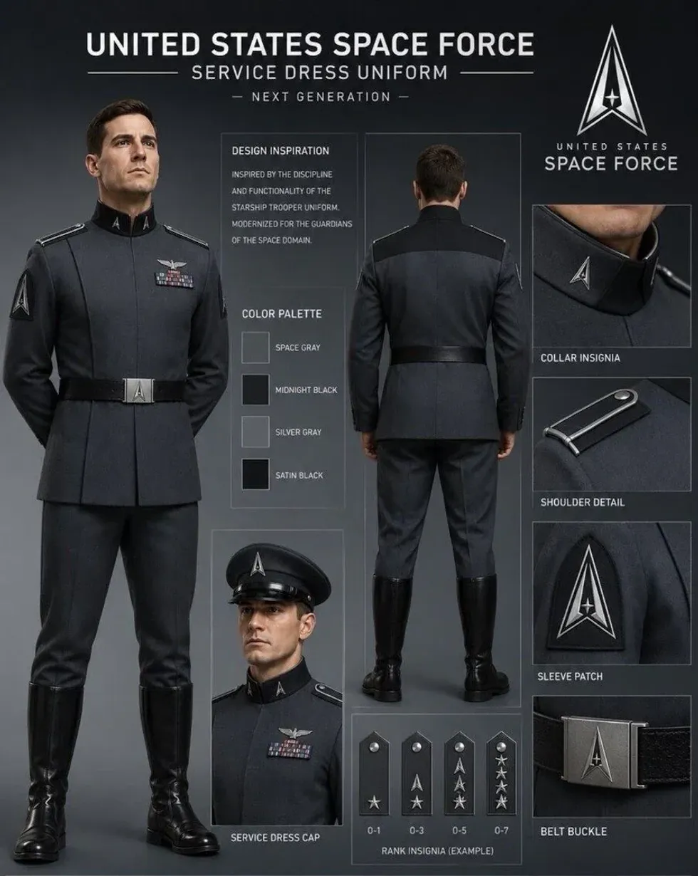Proposed United States Space Force uniform