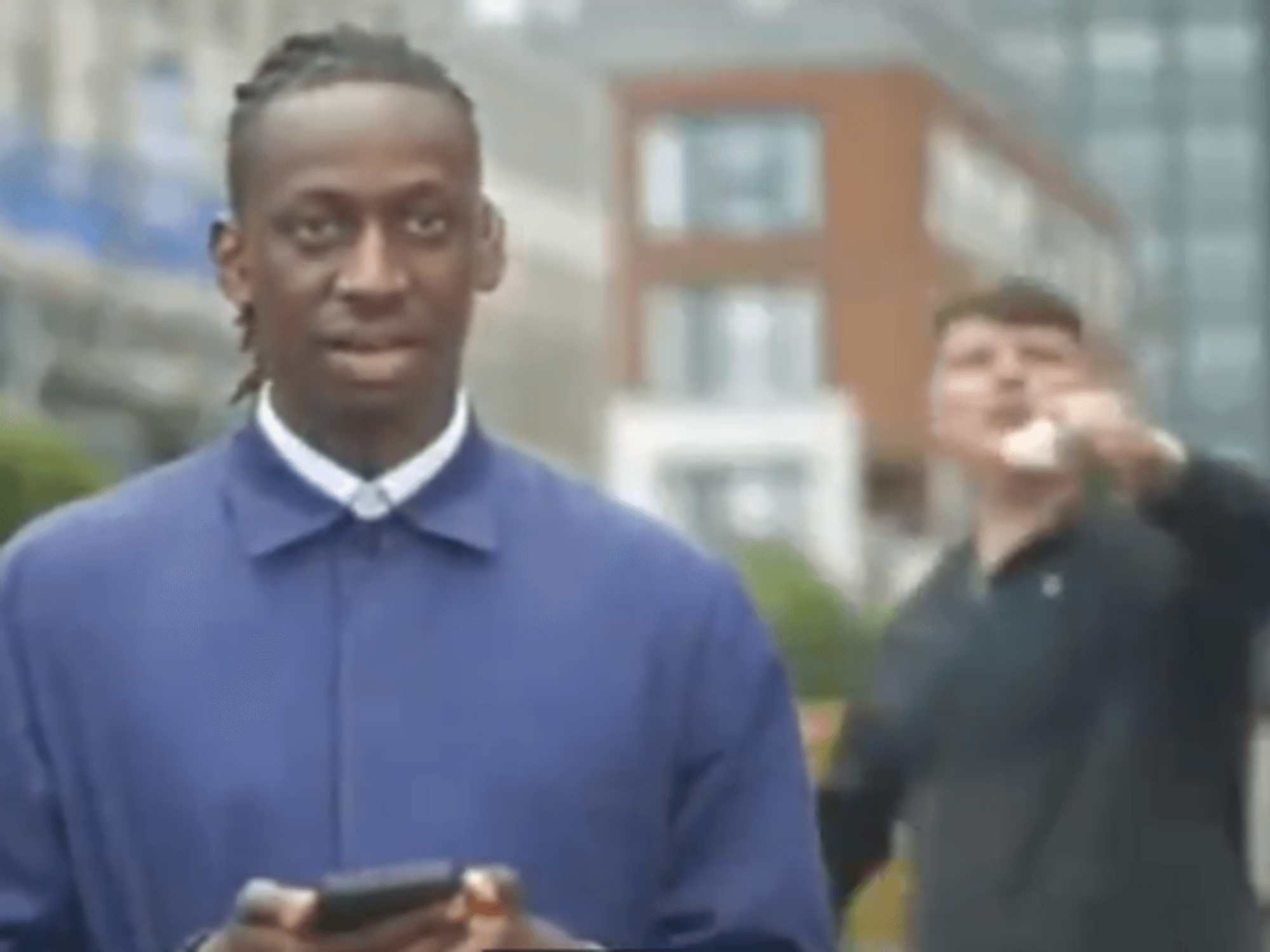 Protester interrupts Sky News