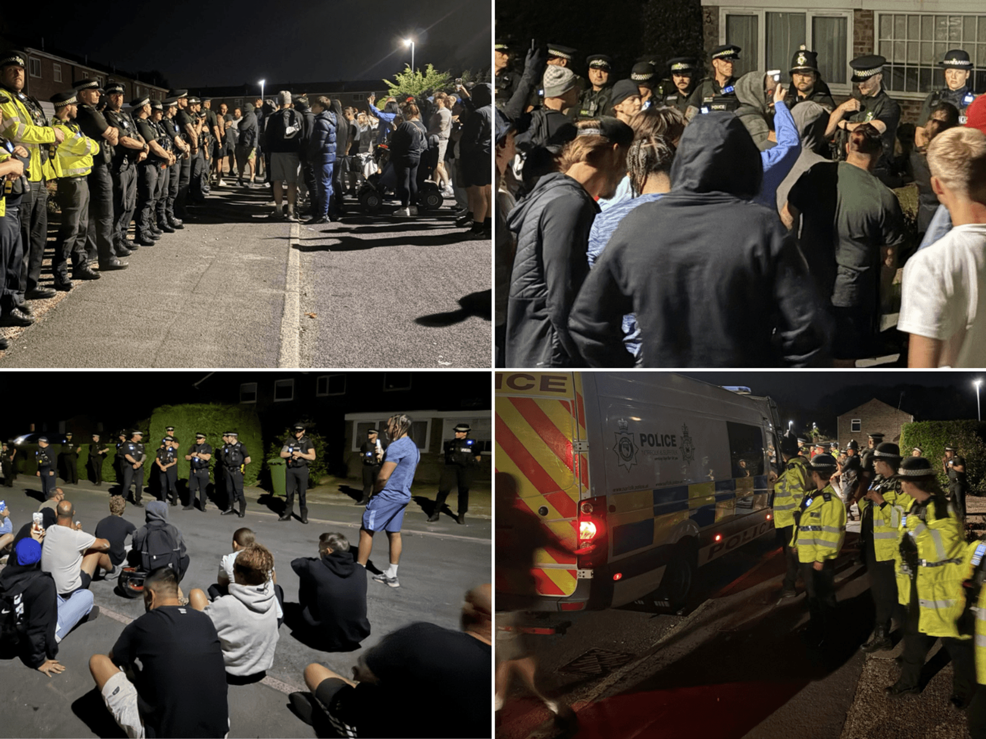 Protests in Thetford