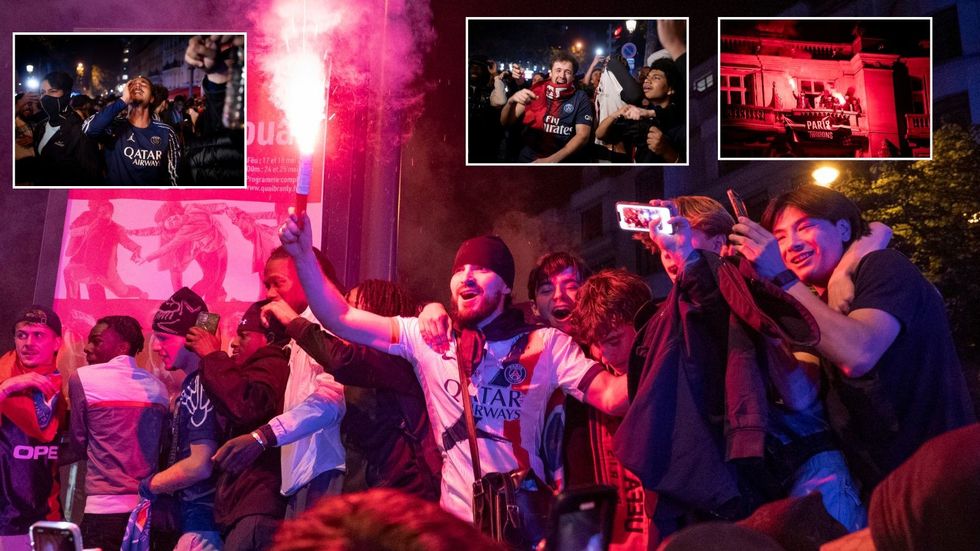 PSG fans Arsenal