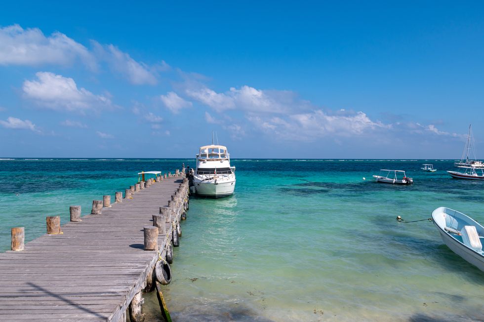 Puerto Morelos Mexico dock