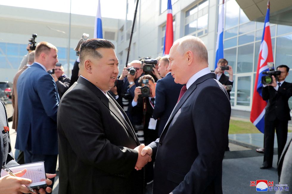 Putin and Kim Jong-un