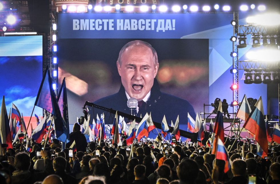 Putin is seeking re-election in just a few weeks time
