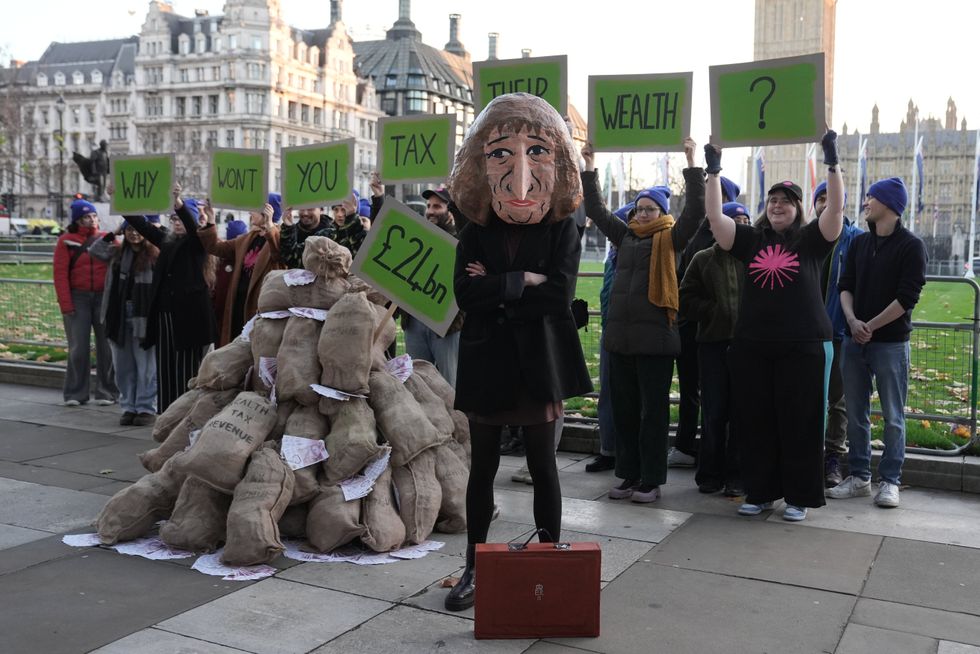 Rachel Reeves effigy