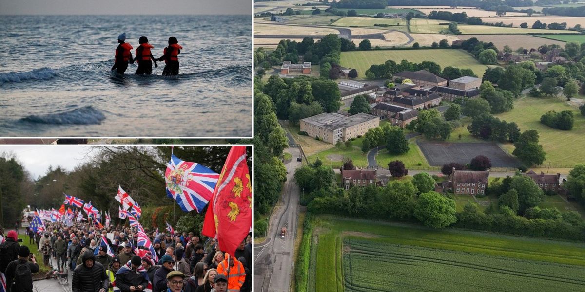 Villagers up in arms as up to 1,200 male asylum seekers to be placed within a MILE of primary school