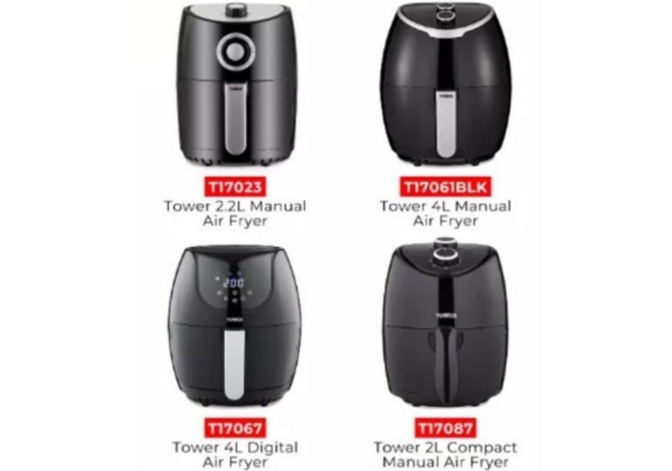 Recalled Tower Air Fryers