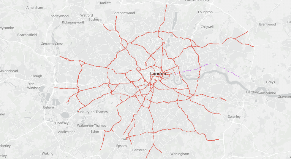 Red routes