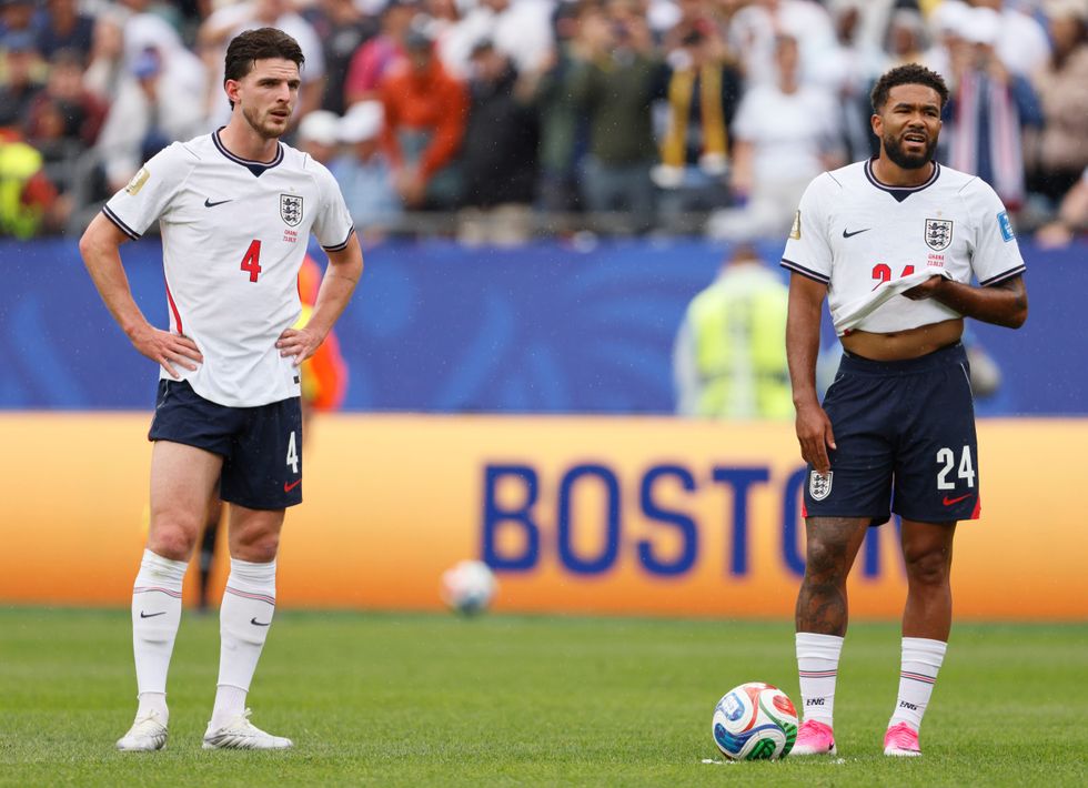 Reece James and Declan Rice have started both of England's World Cup matches so far