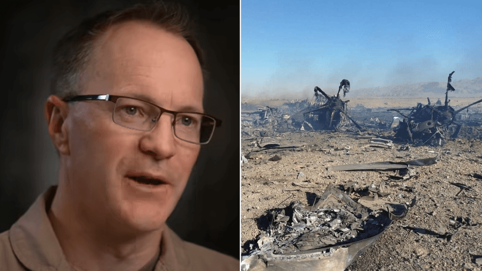 Rescued US officer; wreckage from plane crash