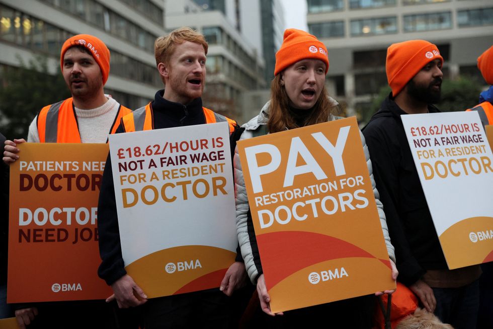 Resident doctor walkout