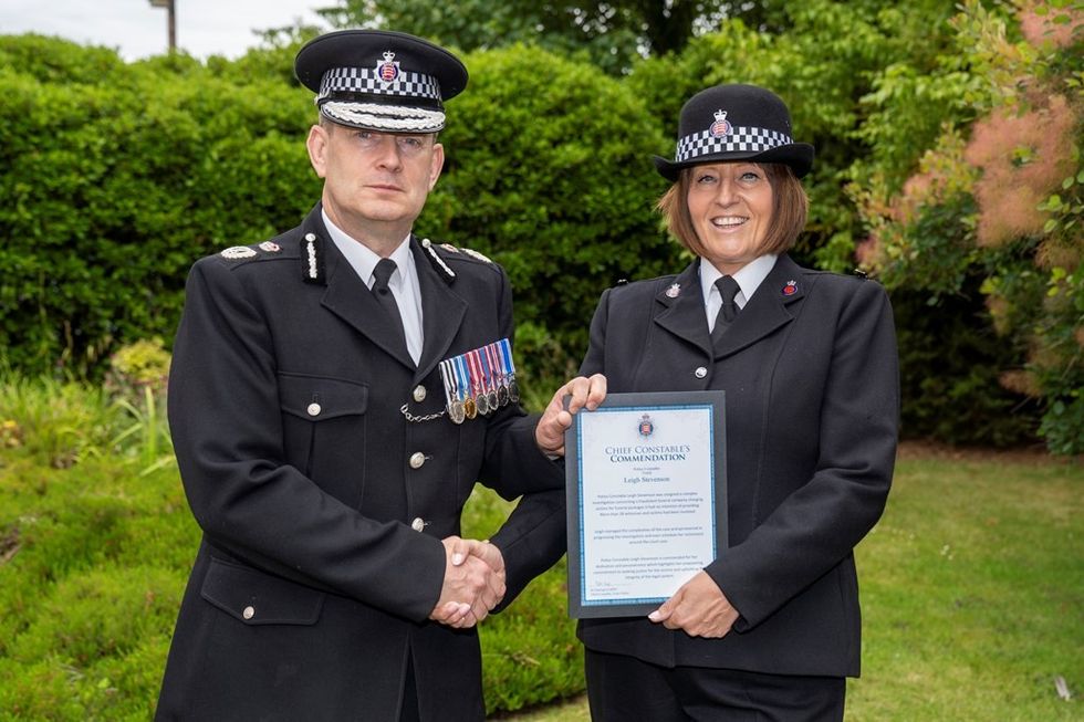 Retired PC Leigh Stevenson