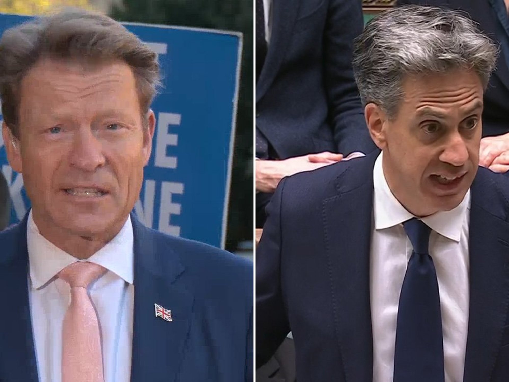 Richard Tice, Ed Miliband