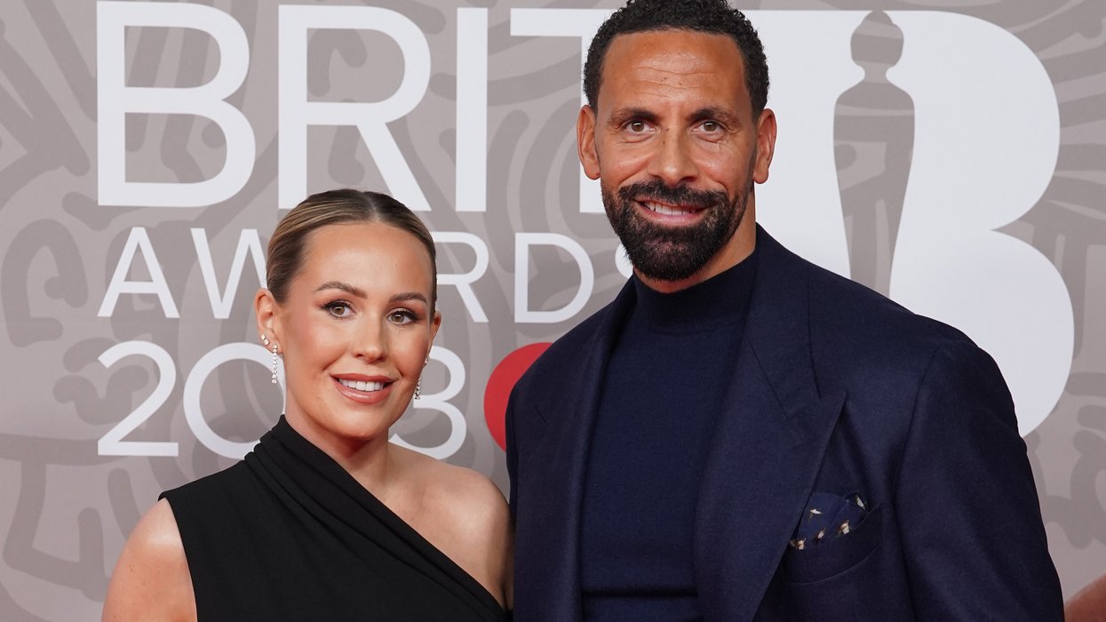 Rio Ferdinand and wife Kate Wright