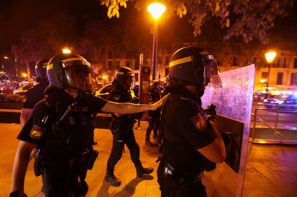Riot police