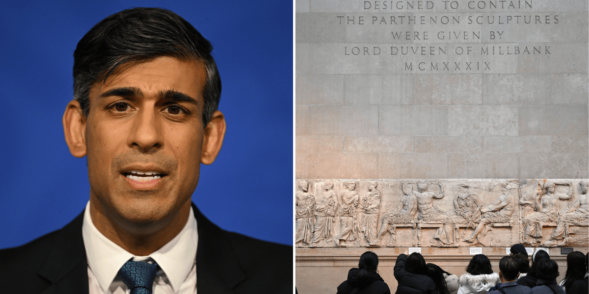 Rishi Sunak completely rules out return of Elgin Marbles as row with Greek PM escalates