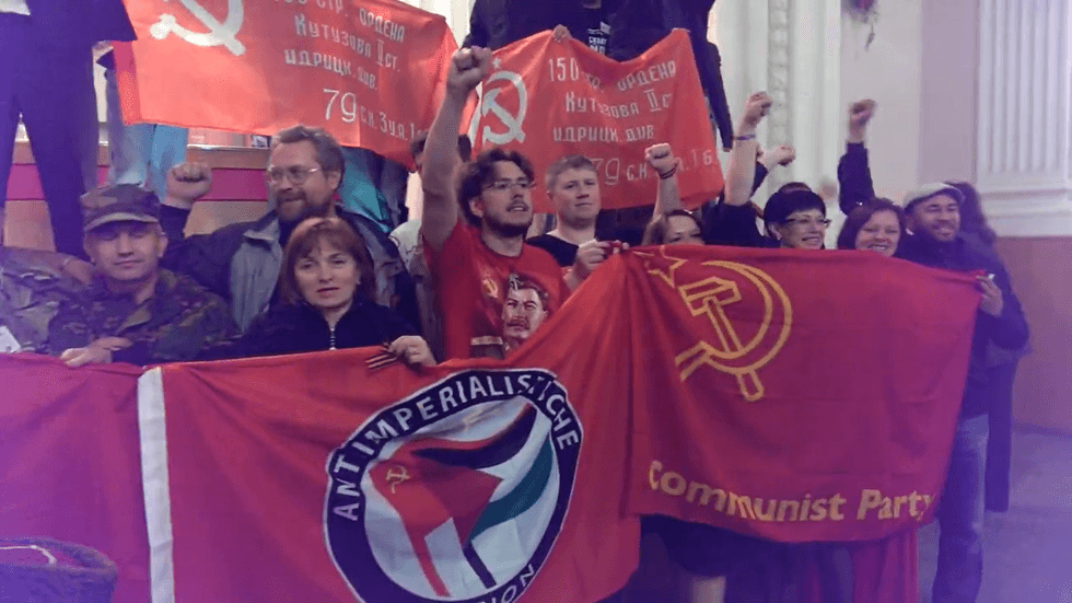 RMT's Eddie Dempsey attending pro-Putin rally in Ukraine