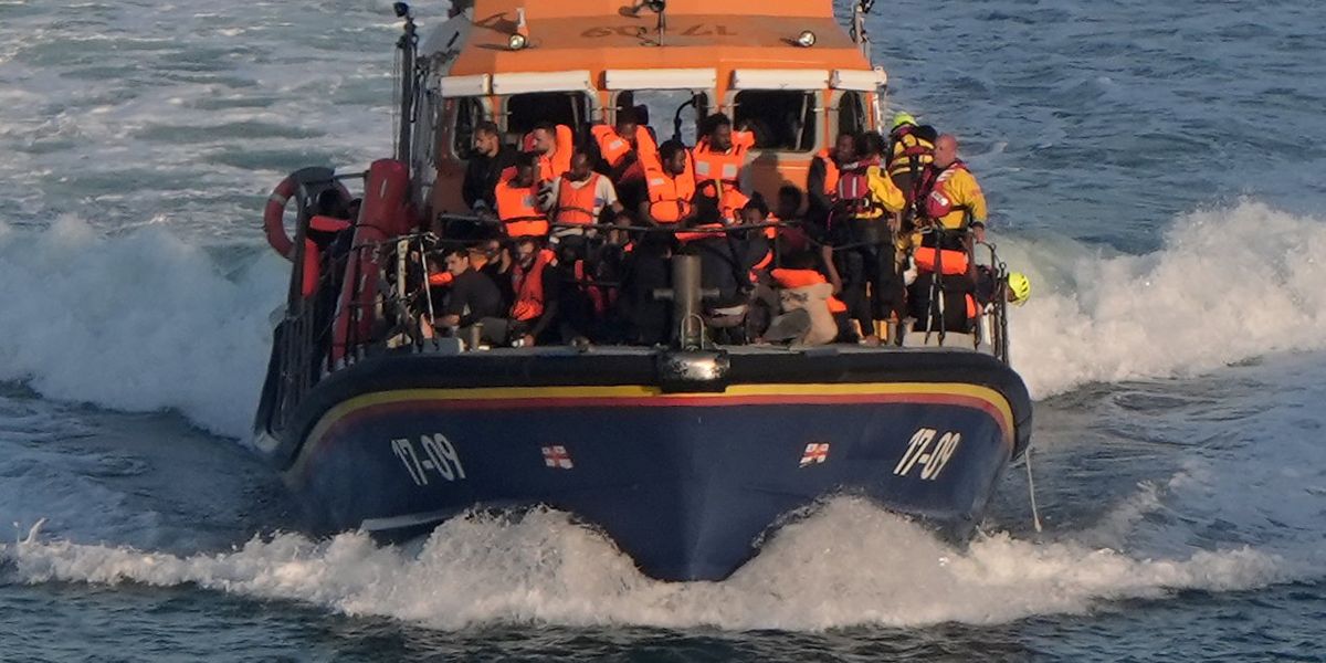 RNLI 'taxi service' boats packed with mega dinghy migrants rejected by two English ports