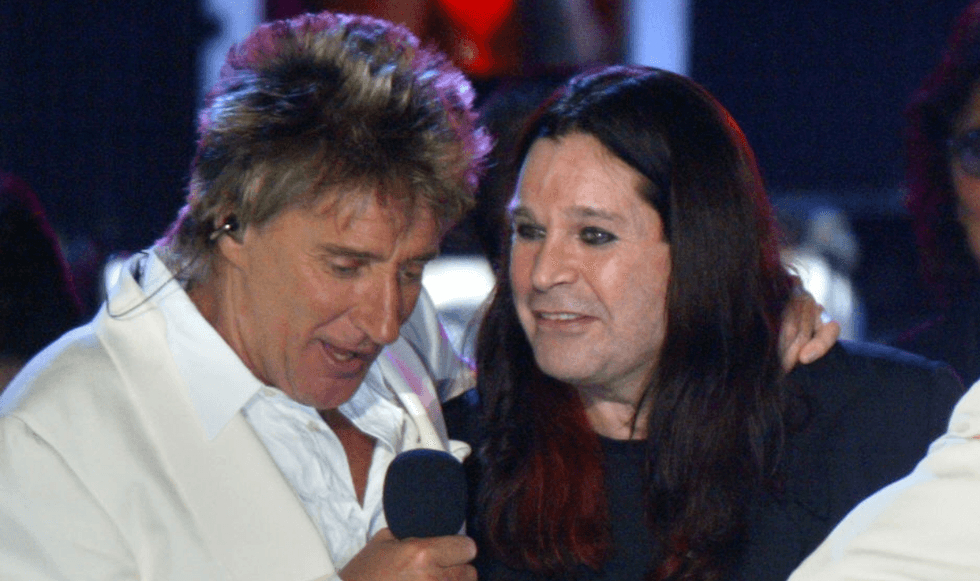 Rod Stewart and Ozzy Osbourne