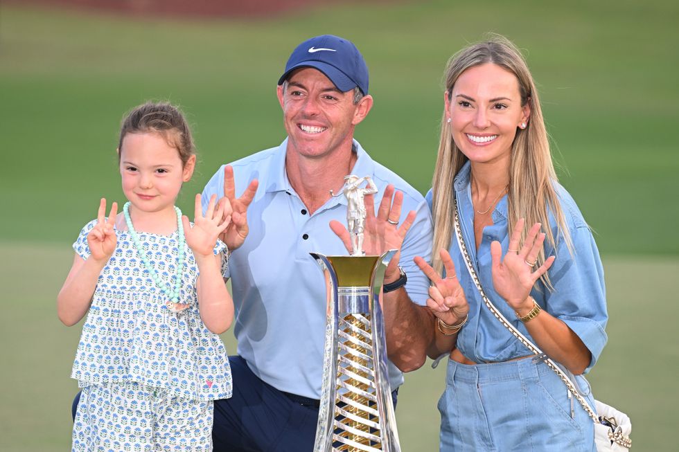 Rory McIlroy and his family