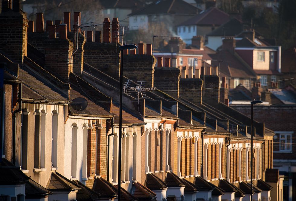 rows of houses
