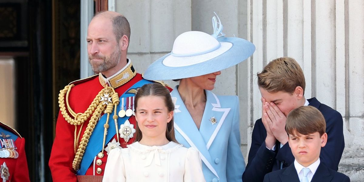 Prince George struggles to contain sneeze during national anthem at Trooping the Colour