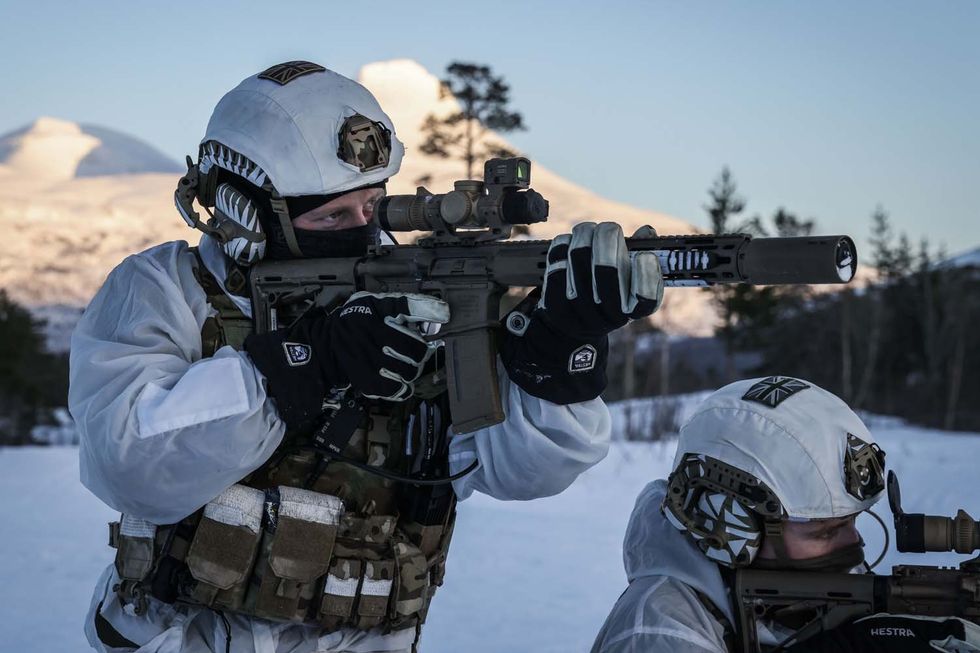 Royal Marines Commandos in the Arctic