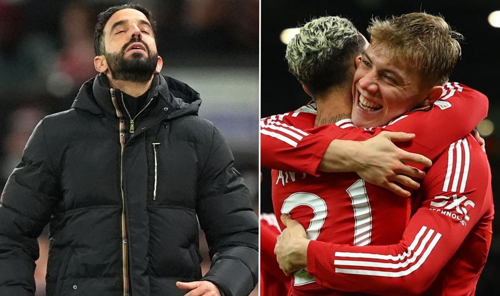 Ruben Amorim went through an emotional rollercoaster on Thursday night