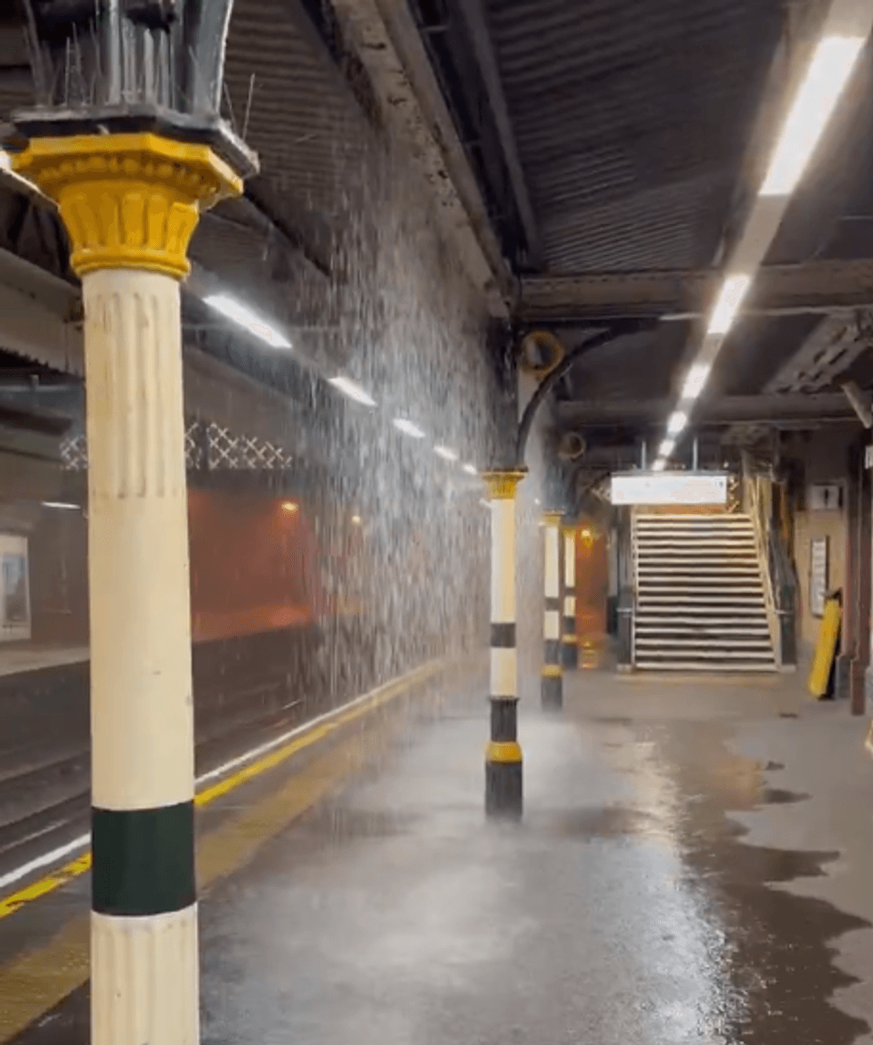 Ruislip station floods