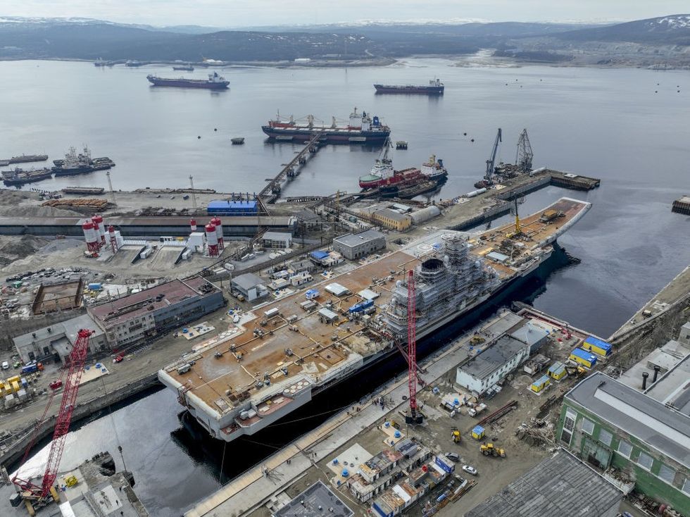 Russia's sole aircraft the Admiral Kuznetsov