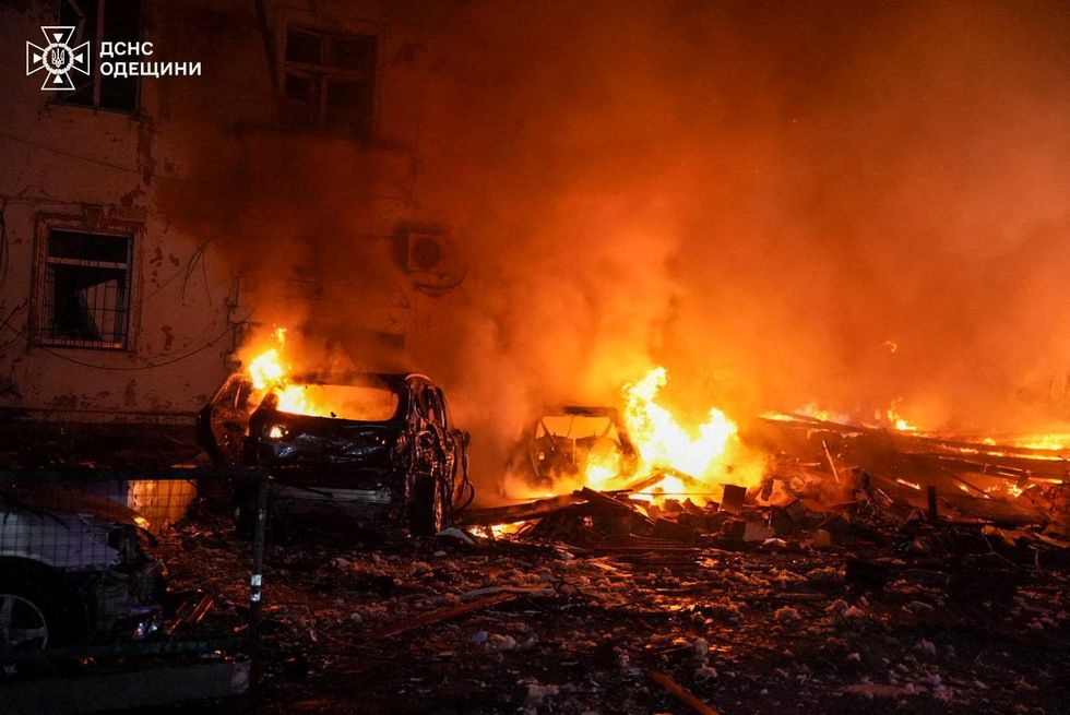Russian drone strike