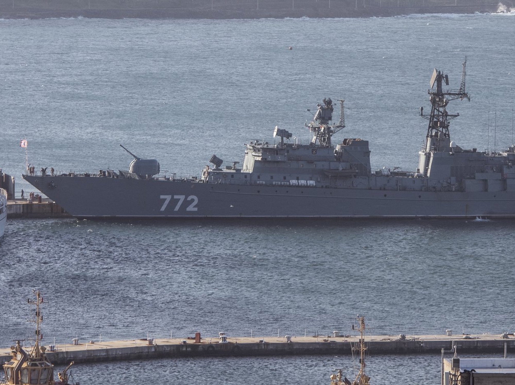 Russian Navy Frigate Neustrashimy