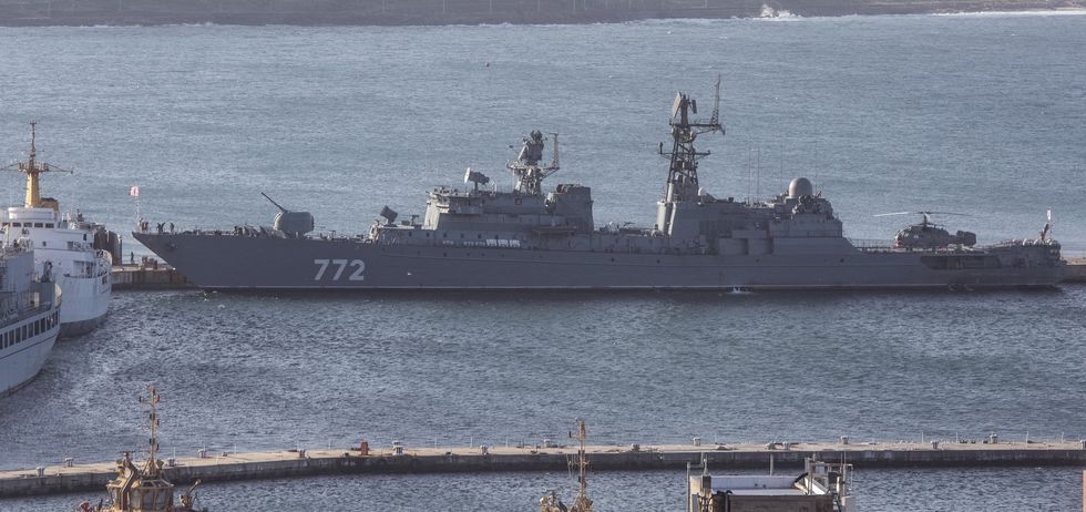 Russian Navy Frigate Neustrashimy