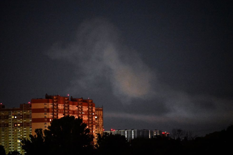 Russian strike on Kyiv