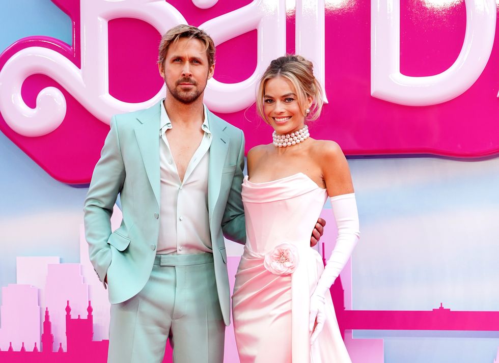 Ryan Gosling and Margot Robbie at Barbie premiere