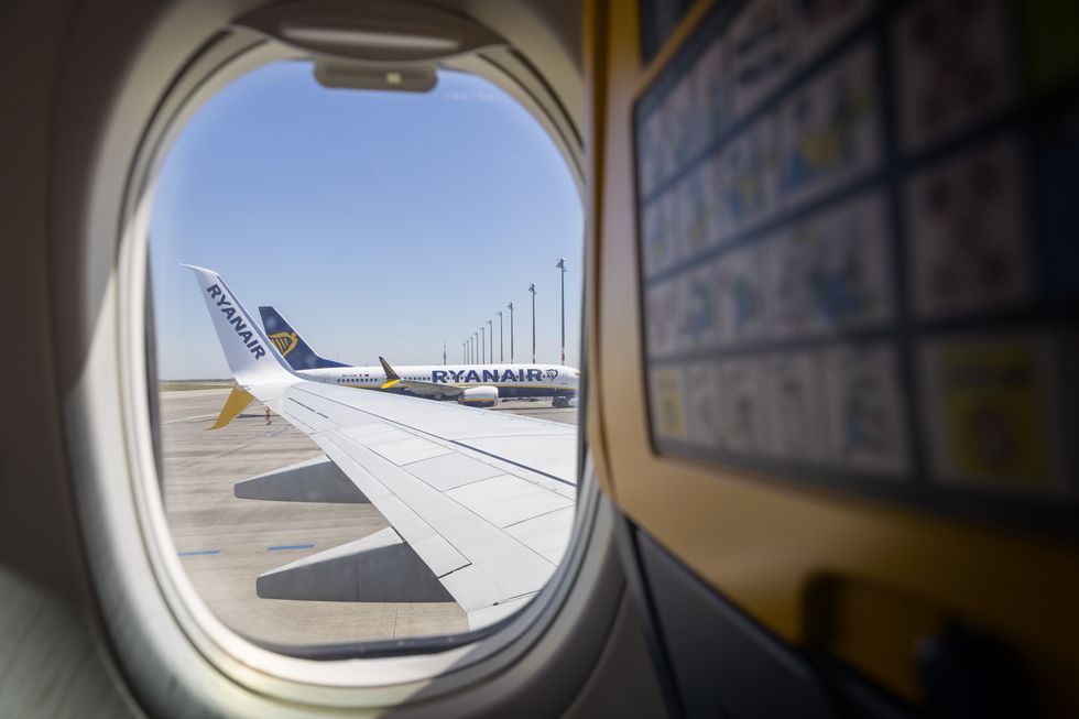 Ryanair planes on Tarmac