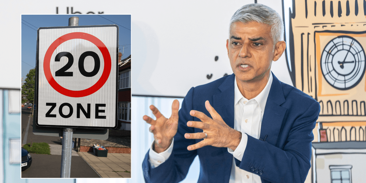 Sadiq Khan triples number of 20mph roads across London in major crackdown on motorists