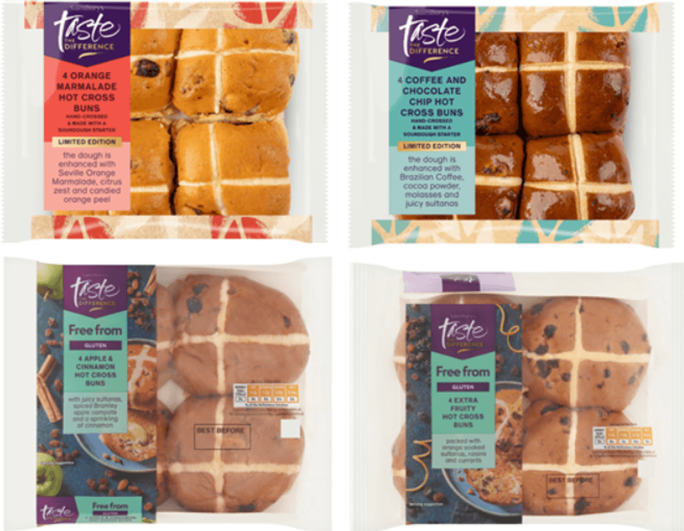 Sainsbury's Hot Cross Buns
