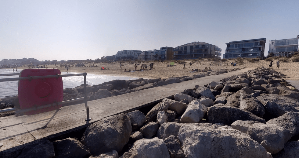 Sandbanks beach, Dorset