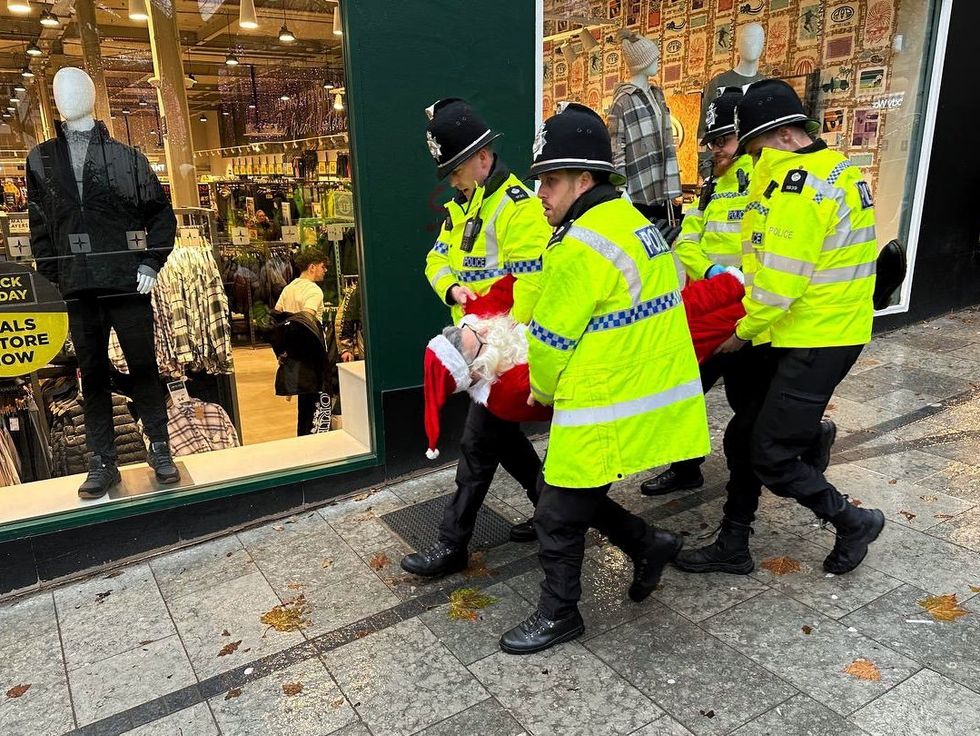 Santa detained