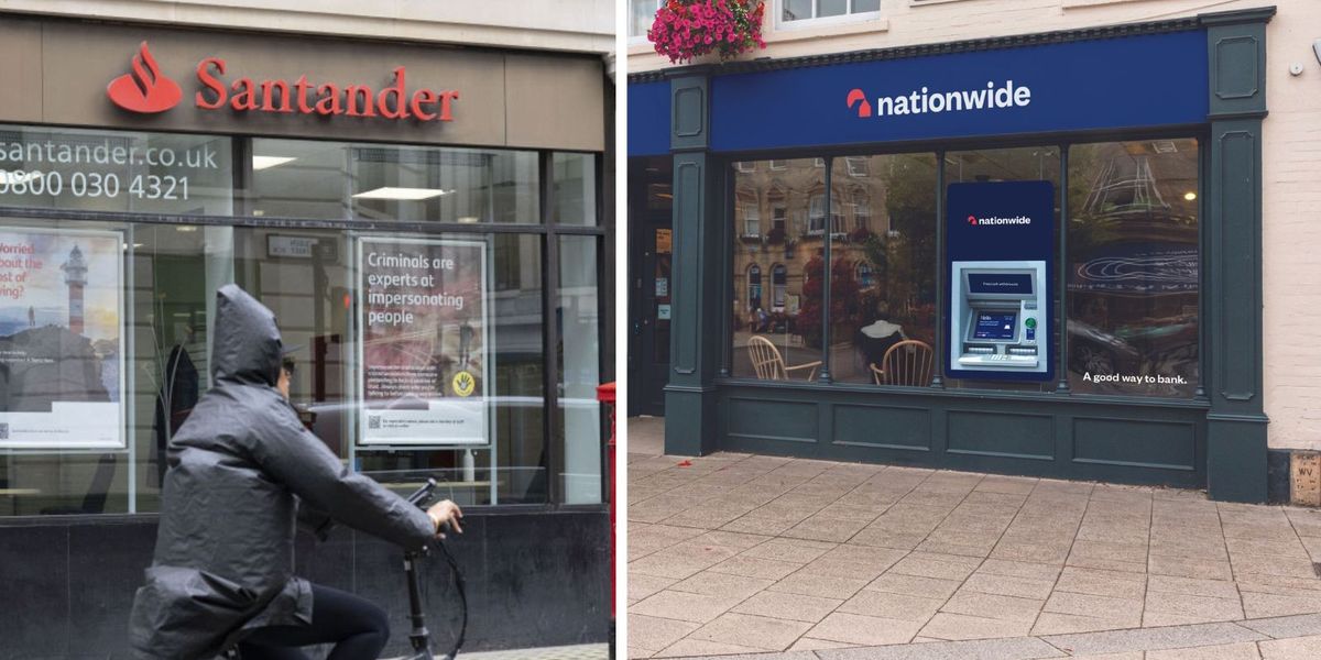 Santander launches complaint over ‘misleading’ Nationwide bank branch closure ad