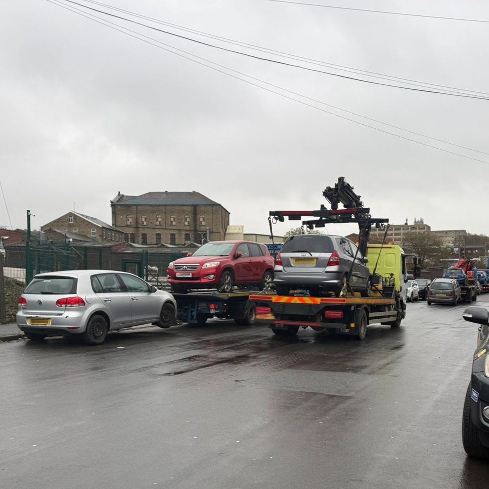 Seized vehicles by council