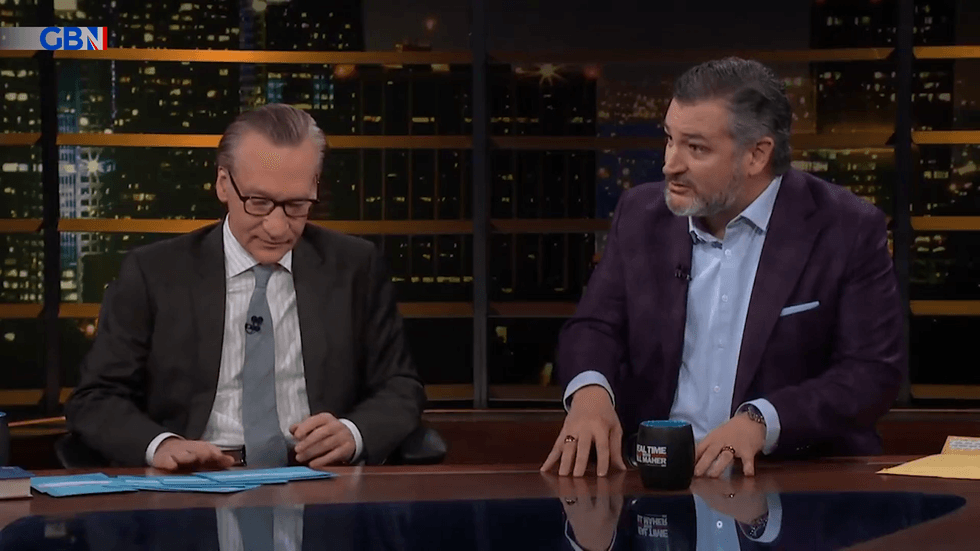 Senator Ted Cruz and Bill Maher
