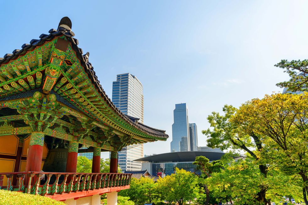 Seoul South Korea temple