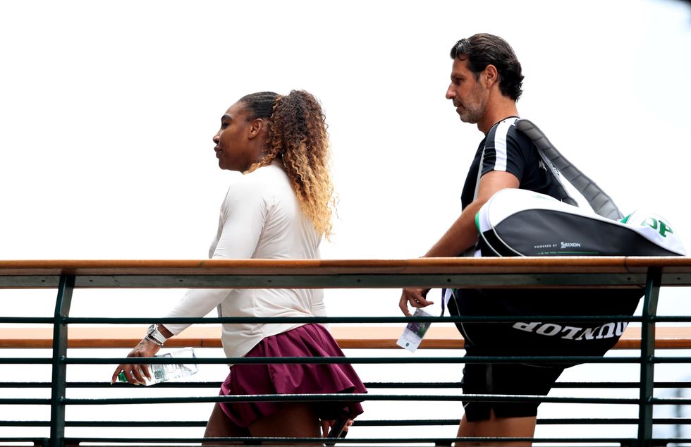 Serena WILLIAMS and Patrick MOURATOGLOU